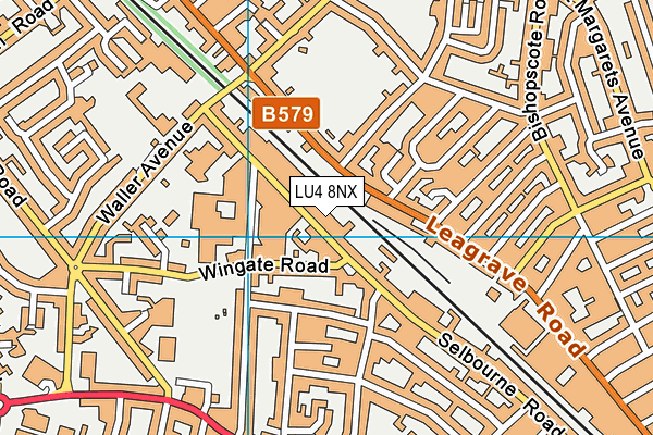LU4 8NX map - OS VectorMap District (Ordnance Survey) LU4 8NX map - OS VectorMap District (Ordnance Survey)
