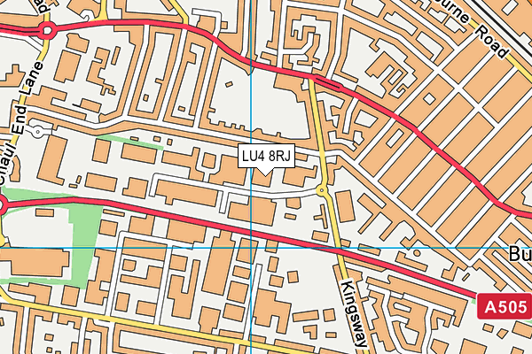 LU4 8RJ map - OS VectorMap District (Ordnance Survey) LU4 8RJ map - OS VectorMap District (Ordnance Survey)