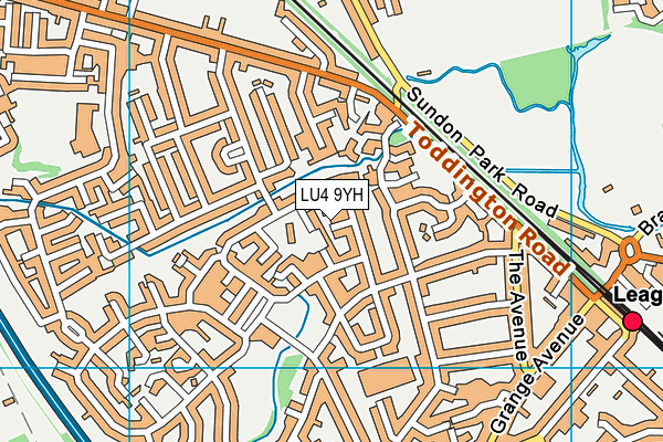 LU4 9YH map - OS VectorMap District (Ordnance Survey) LU4 9YH map - OS VectorMap District (Ordnance Survey)