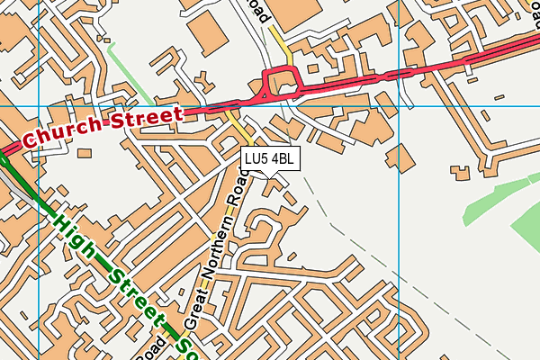 LU5 4BL map - OS VectorMap District (Ordnance Survey) LU5 4BL map - OS VectorMap District (Ordnance Survey)