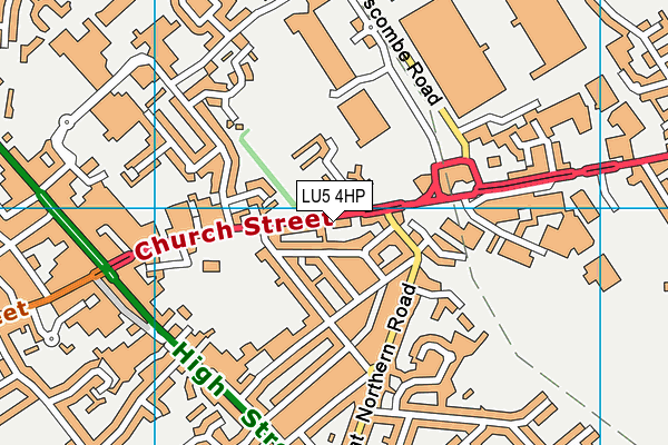 LU5 4HP map - OS VectorMap District (Ordnance Survey) LU5 4HP map - OS VectorMap District (Ordnance Survey)