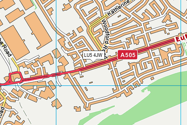 LU5 4JW map - OS VectorMap District (Ordnance Survey) LU5 4JW map - OS VectorMap District (Ordnance Survey)