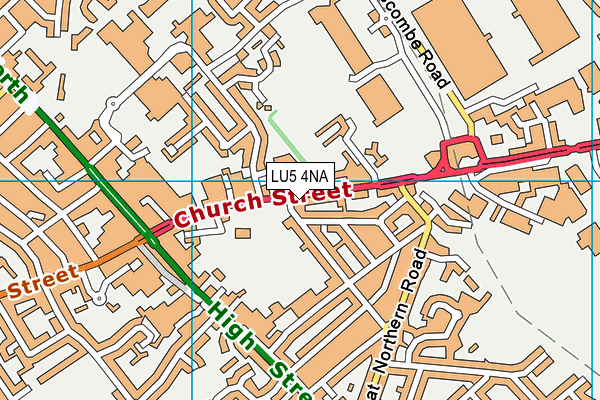 LU5 4NA map - OS VectorMap District (Ordnance Survey) LU5 4NA map - OS VectorMap District (Ordnance Survey)
