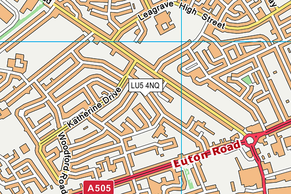 LU5 4NQ map - OS VectorMap District (Ordnance Survey) LU5 4NQ map - OS VectorMap District (Ordnance Survey)