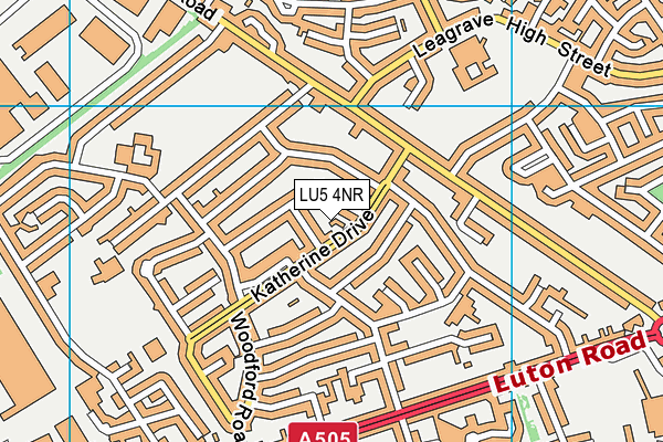 LU5 4NR map - OS VectorMap District (Ordnance Survey) LU5 4NR map - OS VectorMap District (Ordnance Survey)