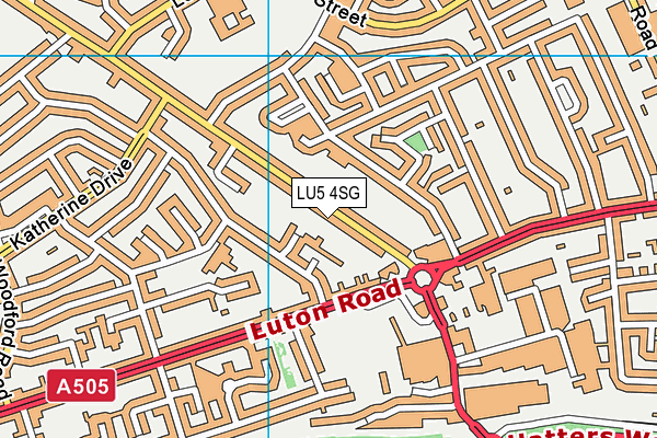 LU5 4SG map - OS VectorMap District (Ordnance Survey) LU5 4SG map - OS VectorMap District (Ordnance Survey)