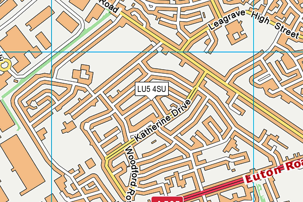 LU5 4SU map - OS VectorMap District (Ordnance Survey) LU5 4SU map - OS VectorMap District (Ordnance Survey)