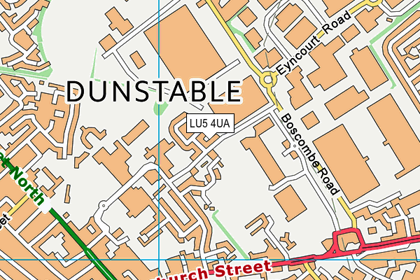 LU5 4UA map - OS VectorMap District (Ordnance Survey) LU5 4UA map - OS VectorMap District (Ordnance Survey)