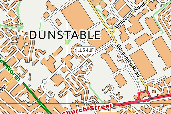 LU5 4UF map - OS VectorMap District (Ordnance Survey) LU5 4UF map - OS VectorMap District (Ordnance Survey)