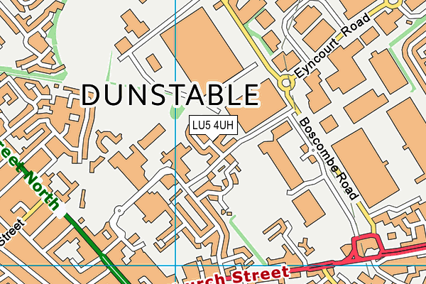 LU5 4UH map - OS VectorMap District (Ordnance Survey) LU5 4UH map - OS VectorMap District (Ordnance Survey)