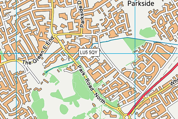 LU5 5QY map - OS VectorMap District (Ordnance Survey) LU5 5QY map - OS VectorMap District (Ordnance Survey)