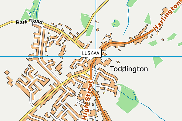 LU5 6AA map - OS VectorMap District (Ordnance Survey) LU5 6AA map - OS VectorMap District (Ordnance Survey)