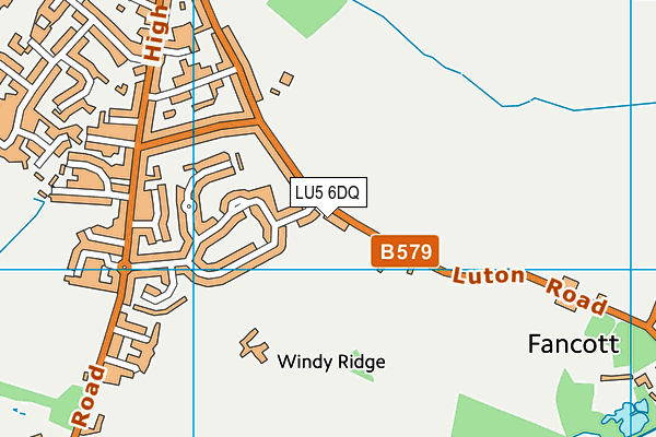 LU5 6DQ map - OS VectorMap District (Ordnance Survey) LU5 6DQ map - OS VectorMap District (Ordnance Survey)
