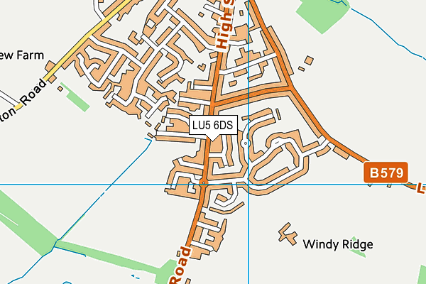 LU5 6DS map - OS VectorMap District (Ordnance Survey) LU5 6DS map - OS VectorMap District (Ordnance Survey)