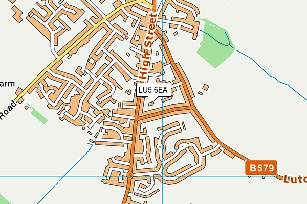 LU5 6EA map - OS VectorMap District (Ordnance Survey) LU5 6EA map - OS VectorMap District (Ordnance Survey)