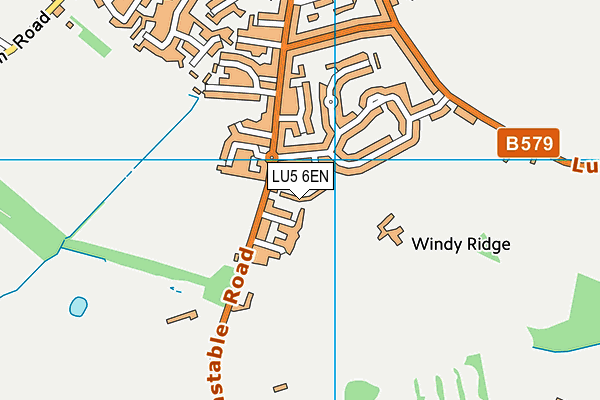 LU5 6EN map - OS VectorMap District (Ordnance Survey) LU5 6EN map - OS VectorMap District (Ordnance Survey)