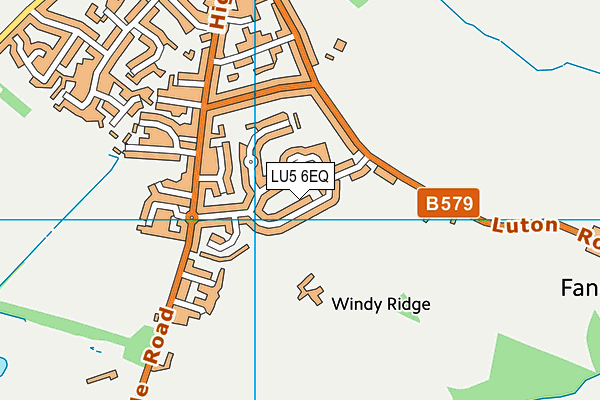 LU5 6EQ map - OS VectorMap District (Ordnance Survey) LU5 6EQ map - OS VectorMap District (Ordnance Survey)