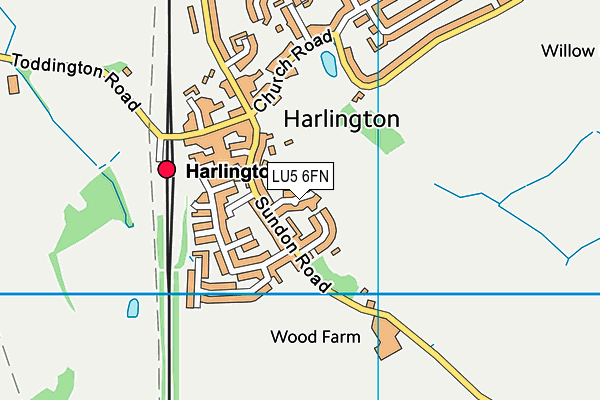 LU5 6FN map - OS VectorMap District (Ordnance Survey) LU5 6FN map - OS VectorMap District (Ordnance Survey)