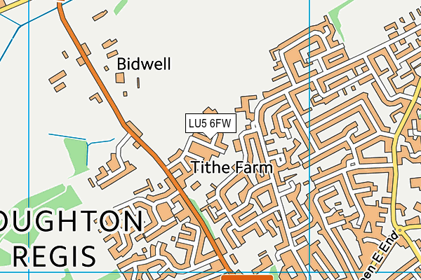 LU5 6FW map - OS VectorMap District (Ordnance Survey) LU5 6FW map - OS VectorMap District (Ordnance Survey)