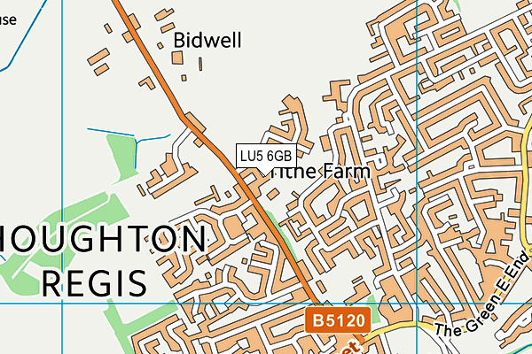 LU5 6GB map - OS VectorMap District (Ordnance Survey) LU5 6GB map - OS VectorMap District (Ordnance Survey)
