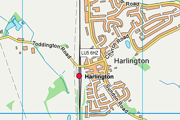 LU5 6HZ map - OS VectorMap District (Ordnance Survey) LU5 6HZ map - OS VectorMap District (Ordnance Survey)