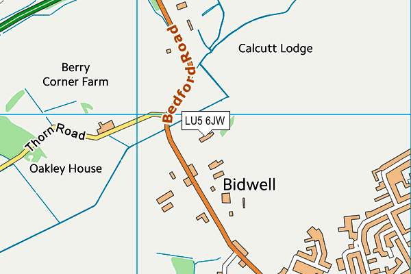LU5 6JW map - OS VectorMap District (Ordnance Survey) LU5 6JW map - OS VectorMap District (Ordnance Survey)