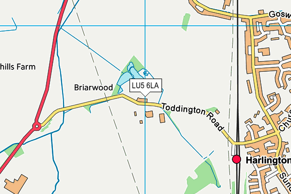 LU5 6LA map - OS VectorMap District (Ordnance Survey) LU5 6LA map - OS VectorMap District (Ordnance Survey)