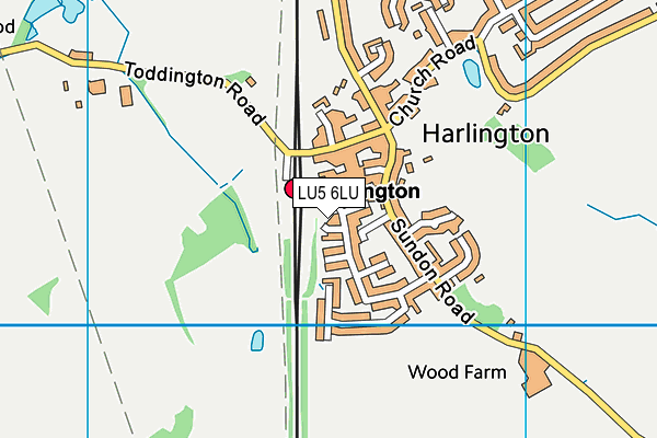 LU5 6LU map - OS VectorMap District (Ordnance Survey)