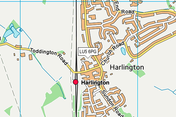 LU5 6PG map - OS VectorMap District (Ordnance Survey) LU5 6PG map - OS VectorMap District (Ordnance Survey)