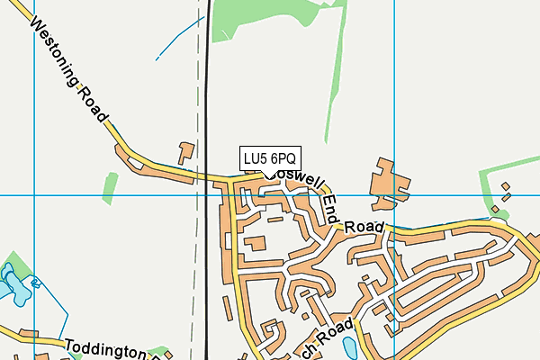 LU5 6PQ map - OS VectorMap District (Ordnance Survey) LU5 6PQ map - OS VectorMap District (Ordnance Survey)