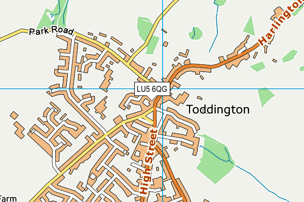 LU5 6QG map - OS VectorMap District (Ordnance Survey) LU5 6QG map - OS VectorMap District (Ordnance Survey)