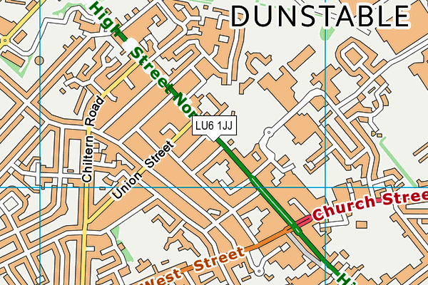 LU6 1JJ map - OS VectorMap District (Ordnance Survey) LU6 1JJ map - OS VectorMap District (Ordnance Survey)