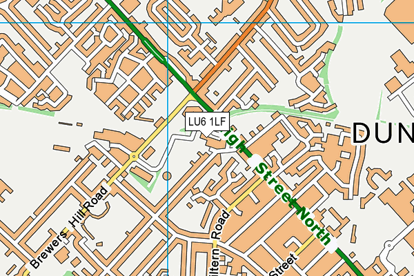 LU6 1LF map - OS VectorMap District (Ordnance Survey) LU6 1LF map - OS VectorMap District (Ordnance Survey)