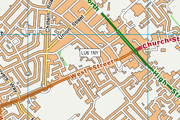 LU6 1NY map - OS VectorMap District (Ordnance Survey) LU6 1NY map - OS VectorMap District (Ordnance Survey)