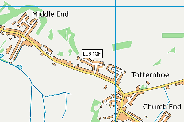 LU6 1QF map - OS VectorMap District (Ordnance Survey) LU6 1QF map - OS VectorMap District (Ordnance Survey)