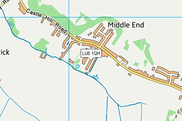 LU6 1QH map - OS VectorMap District (Ordnance Survey) LU6 1QH map - OS VectorMap District (Ordnance Survey)