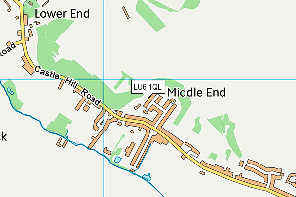LU6 1QL map - OS VectorMap District (Ordnance Survey) LU6 1QL map - OS VectorMap District (Ordnance Survey)