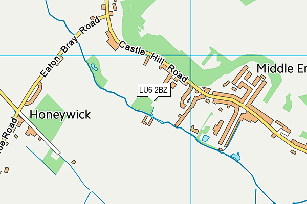 LU6 2BZ map - OS VectorMap District (Ordnance Survey) LU6 2BZ map - OS VectorMap District (Ordnance Survey)