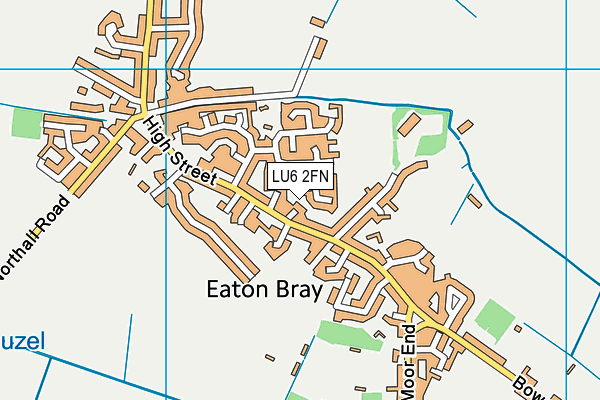 LU6 2FN map - OS VectorMap District (Ordnance Survey) LU6 2FN map - OS VectorMap District (Ordnance Survey)
