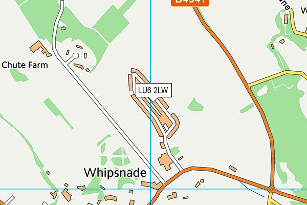 LU6 2LW map - OS VectorMap District (Ordnance Survey) LU6 2LW map - OS VectorMap District (Ordnance Survey)