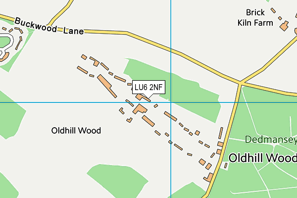 LU6 2NF map - OS VectorMap District (Ordnance Survey) LU6 2NF map - OS VectorMap District (Ordnance Survey)
