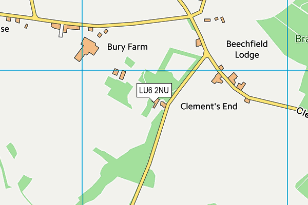 LU6 2NU map - OS VectorMap District (Ordnance Survey) LU6 2NU map - OS VectorMap District (Ordnance Survey)
