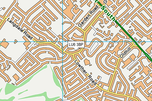 LU6 3BP map - OS VectorMap District (Ordnance Survey) LU6 3BP map - OS VectorMap District (Ordnance Survey)