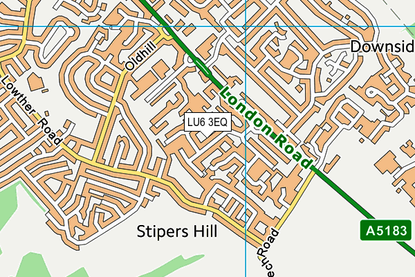 LU6 3EQ map - OS VectorMap District (Ordnance Survey) LU6 3EQ map - OS VectorMap District (Ordnance Survey)