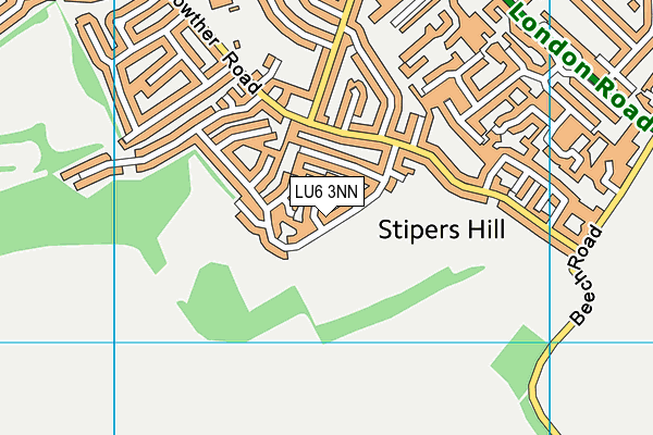 LU6 3NN map - OS VectorMap District (Ordnance Survey) LU6 3NN map - OS VectorMap District (Ordnance Survey)