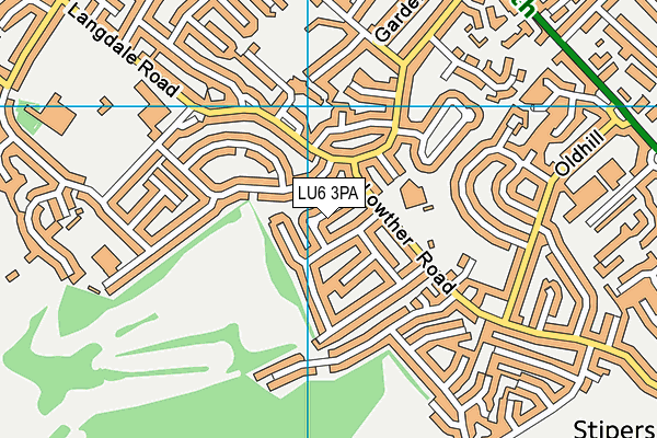LU6 3PA map - OS VectorMap District (Ordnance Survey) LU6 3PA map - OS VectorMap District (Ordnance Survey)