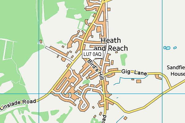 LU7 0AQ map - OS VectorMap District (Ordnance Survey) LU7 0AQ map - OS VectorMap District (Ordnance Survey)
