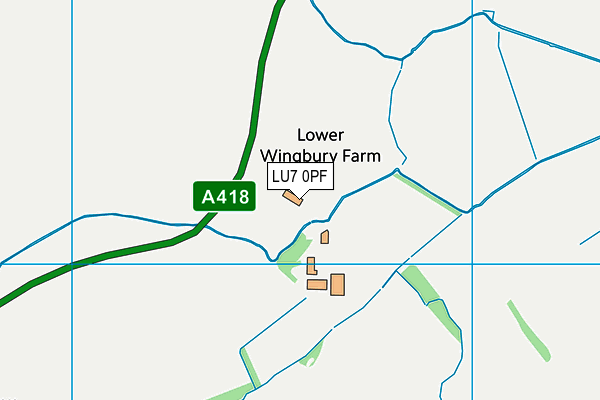 LU7 0PF map - OS VectorMap District (Ordnance Survey) LU7 0PF map - OS VectorMap District (Ordnance Survey)