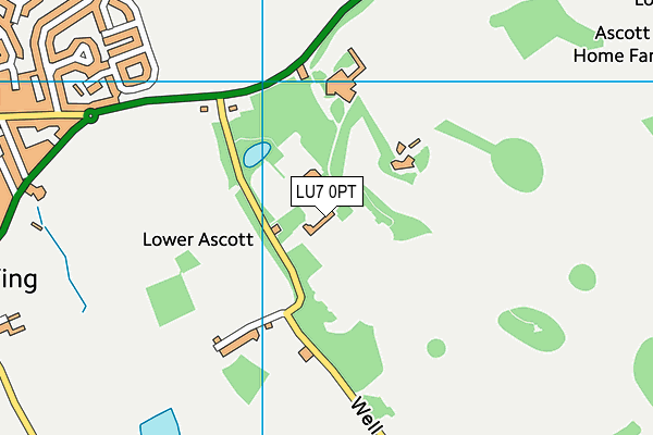 LU7 0PT map - OS VectorMap District (Ordnance Survey) LU7 0PT map - OS VectorMap District (Ordnance Survey)