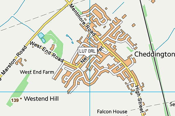 LU7 0RL map - OS VectorMap District (Ordnance Survey) LU7 0RL map - OS VectorMap District (Ordnance Survey)